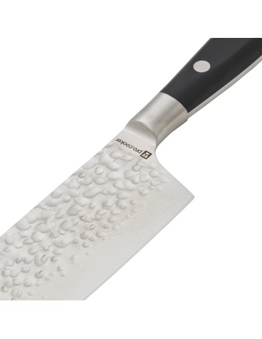 Cuchillo santoku 18 cm inox mango POM liso Okito Pro.cooker