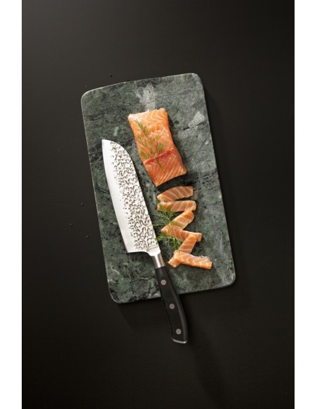 Cuchillo santoku 18 cm inox mango POM liso Okito Pro.cooker