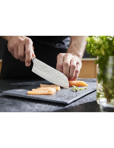 Cuchillo santoku 18 cm inox mango POM liso Okito Pro.cooker