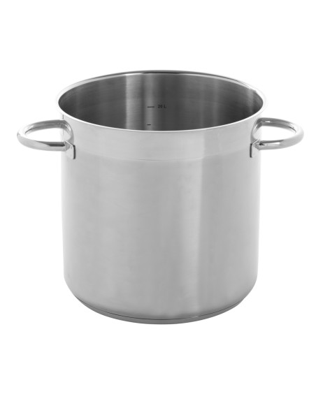 Marmita profesional inox Sin revestimiento Sin tapa Ø 32 cm 32 cm 25 L Qualiplus Pro.cooker