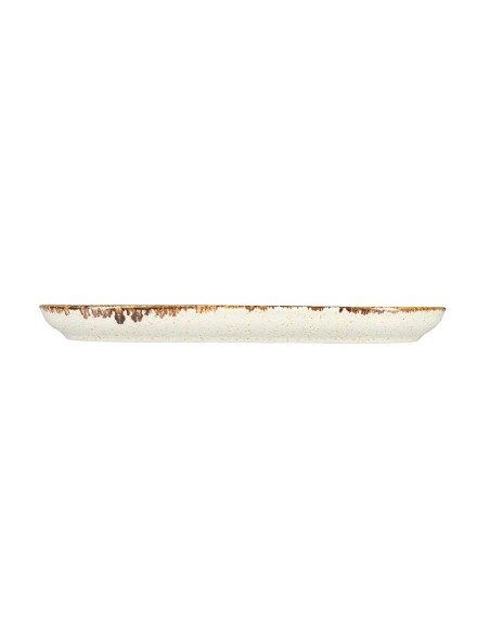 Bandeja Oval Porcelana Beige 30 Cm Seasons Beige Porland