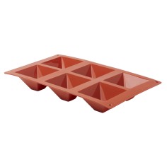 Placa 6 pirámides silicona GN 1/3 29