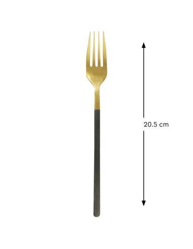 1 cm Aroma Oro Pvd Negro Pro.mundi