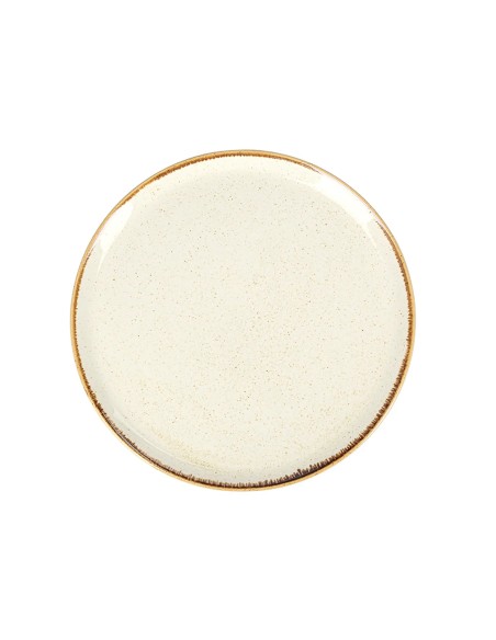 Plato Pizza Redondo Porcelana Beige 32 Cm Seasons Beige Porland