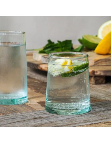 Vaso bajo vidrio reciclado 25 cl Lily Pro.mundi