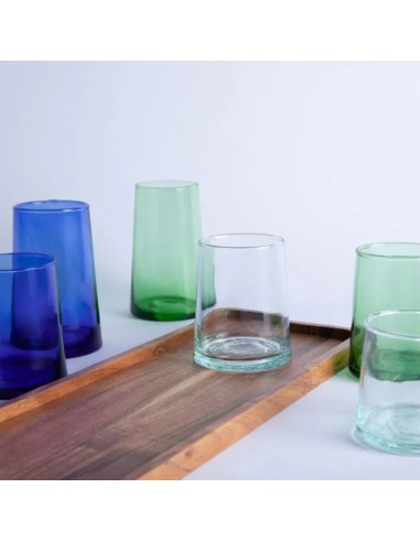 Vaso bajo vidrio reciclado 25 cl Lily Pro.mundi