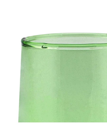 Vaso bajo verde vidrio reciclado 25 cl Lily Pro.mundi