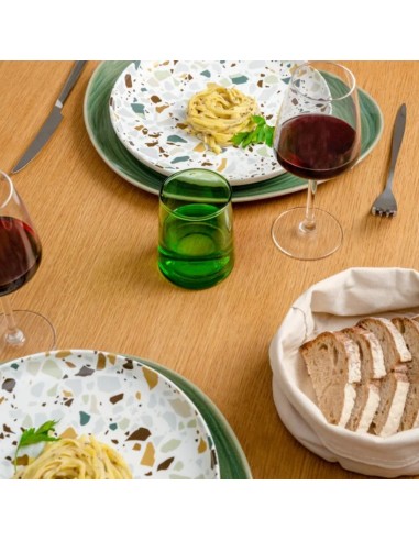 Vaso bajo verde vidrio reciclado 25 cl Lily Pro.mundi