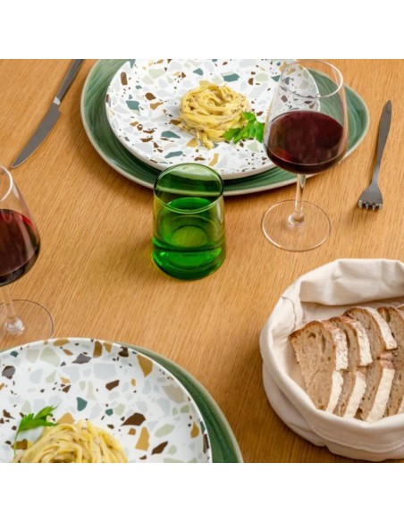 Vaso bajo verde vidrio reciclado 25 cl Lily Pro.mundi