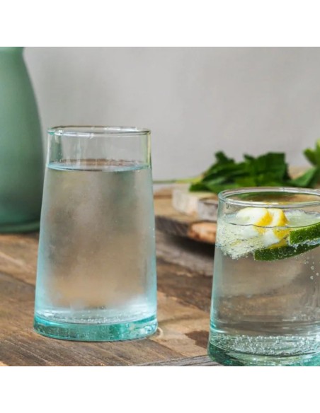 Vaso alto vidrio reciclado 33 cl Lily Pro.mundi