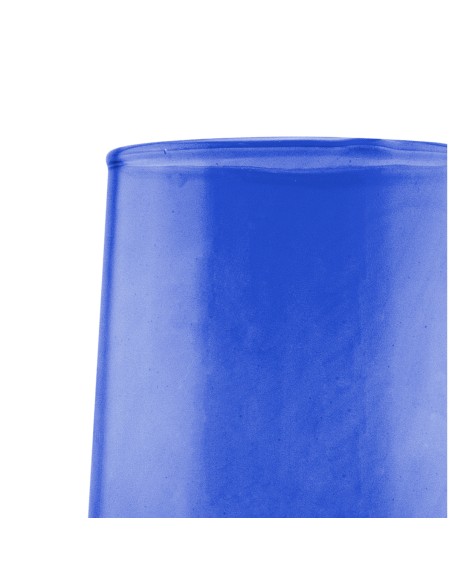 Vaso formato alto azul de vidrio reciclado 33 cl Lily Pro.mundi