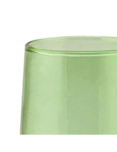 Vaso alto verde vidrio reciclado 33 cl Lily Pro.mundi