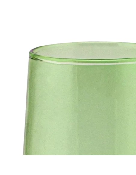 Vaso alto verde vidrio reciclado 33 cl Lily Pro.mundi