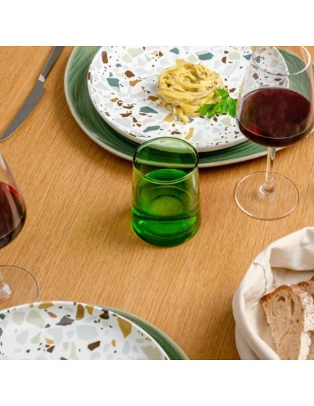 Vaso alto verde vidrio reciclado 33 cl Lily Pro.mundi