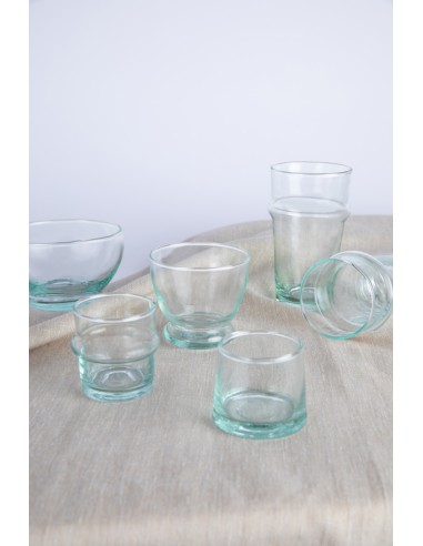 Copa de postre transparente vidrio reciclado Ø 11 cm Lily Pro.mundi