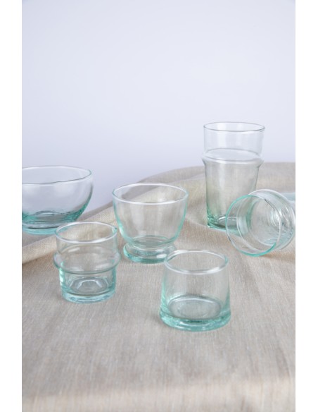 Copa de postre transparente vidrio reciclado Ø 11 cm Lily Pro.mundi