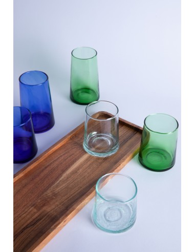 Vasito de degustación cónico transparente de vidrio reciclado Ø 6,5 cm Lily Pro.mundi