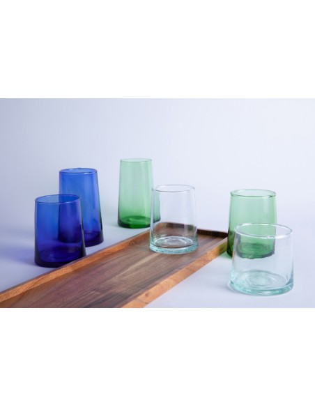 Vasito de degustación cónico transparente de vidrio reciclado Ø 6,5 cm Lily Pro.mundi