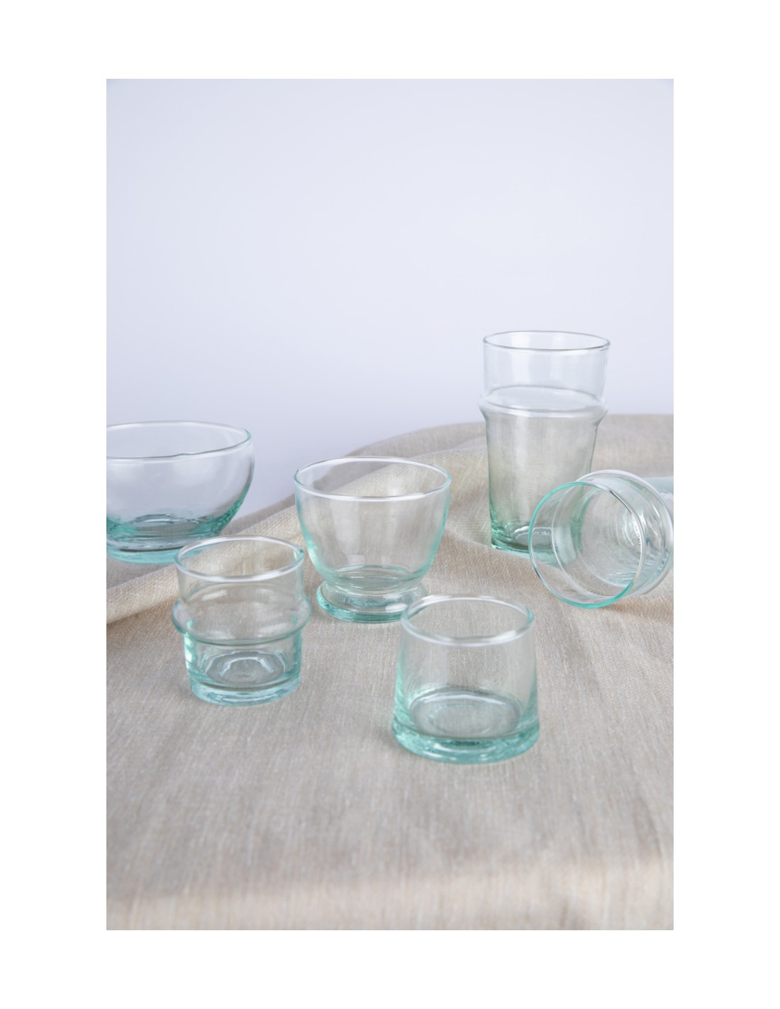 Beldi Transparent Tasting Glass Recycled Glass Ø 5.5 cm Lily Pro.Mundi ...