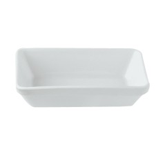 Rabanera rectangular blanca porcelana 14