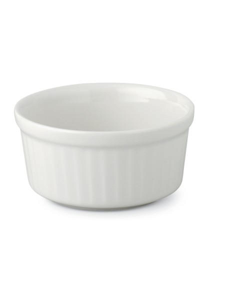 Ramequín redondo blanco porcelana Ø 8