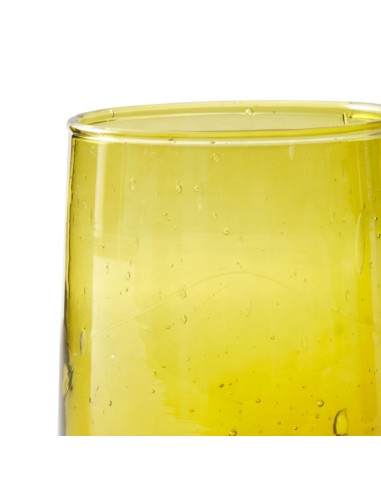 Vaso forma baja ámbar vidrio reciclado 25 cl Lily Pro.mundi