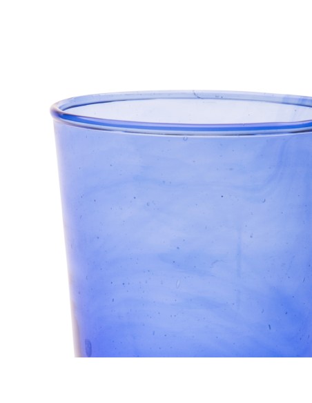Vaso apilable azul vidrio reciclado 30 cl Pia Pro.mundi