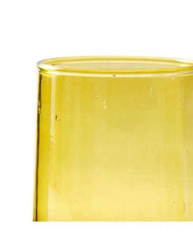 Vaso alto ámbar vidrio reciclado 33 cl Lily Pro.mundi