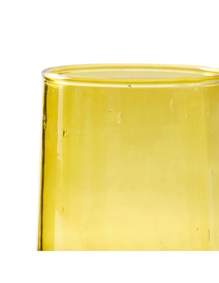 Vaso alto ámbar vidrio reciclado 33 cl Lily Pro.mundi