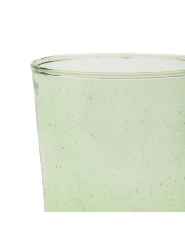 Vaso apilable verde vidrio reciclado 30 cl Pia Pro.mundi