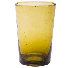Vaso apilable ámbar vidrio reciclado 30 cl Pia Pro.mundi