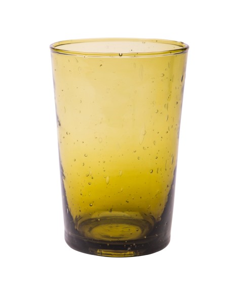 Vaso apilable ámbar vidrio reciclado 30 cl Pia Pro.mundi