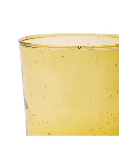 Vaso apilable ámbar vidrio reciclado 30 cl Pia Pro.mundi