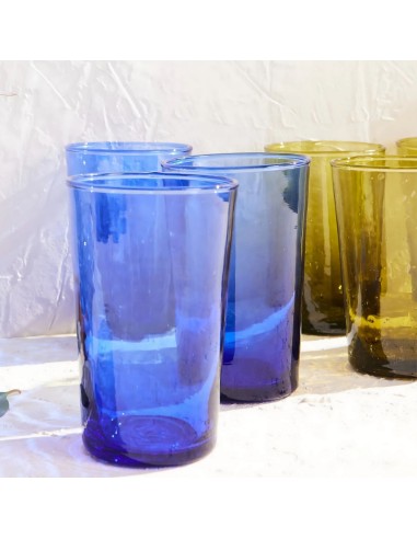 Vaso apilable ámbar vidrio reciclado 30 cl Pia Pro.mundi