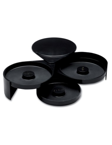 Escarchador de copas 3 niveles negro Ø 15