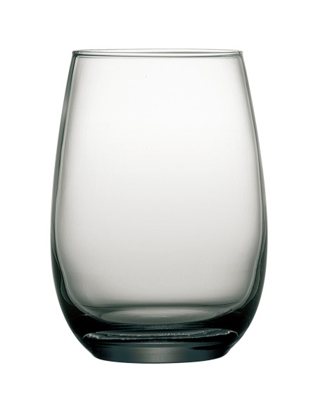 Vaso forma alta gris vidrio 37 cl Cara Pro.mundi