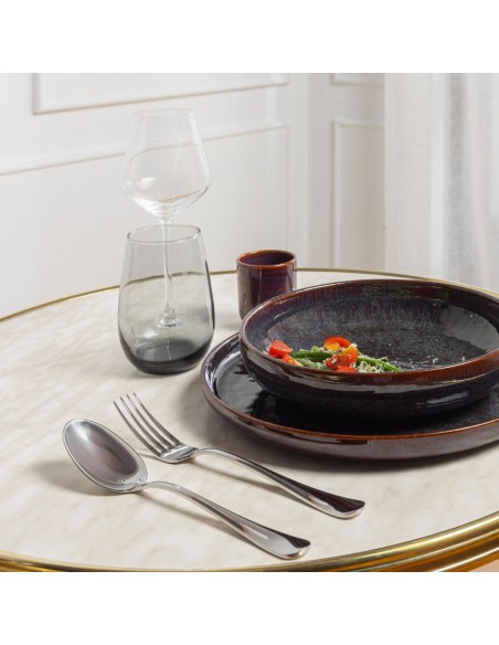 Vaso forma alta gris vidrio 37 cl Cara Pro.mundi