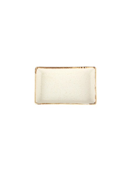Cuenco Aperitivo Rectangular Porcelana Beige 8x14 Cm Seasons Beige Porland