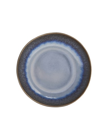 Plato hondo coupe redondo azul glaciar gres esmaltado Ø 22 cm Snow Pro.mundi