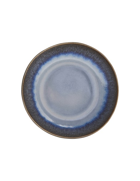 Plato hondo coupe redondo azul glaciar gres esmaltado Ø 22 cm Snow Pro.mundi