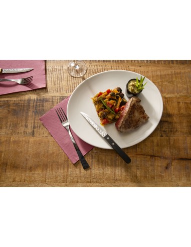 Cuchillo chuletero negro 21 cm Elite Pro.mundi