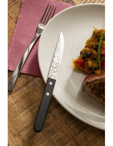 Cuchillo chuletero negro 21 cm Elite Pro.mundi