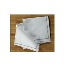 Paquete 25 servilletas cóctel blancas algodón 20x20 cm plegada en 4 Cosy Pro.mundi (25 unidades)