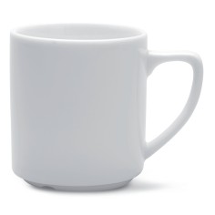 Taza blanca redonda de porcelana 30 cl Ø 8 cm Cafett Pro.mundi
