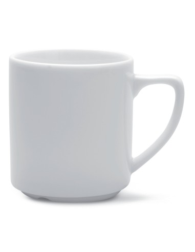 Taza blanca redonda de porcelana 30 cl Ø 8 cm Cafett Pro.mundi
