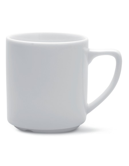 Taza blanca redonda de porcelana 30 cl Ø 8 cm Cafett Pro.mundi