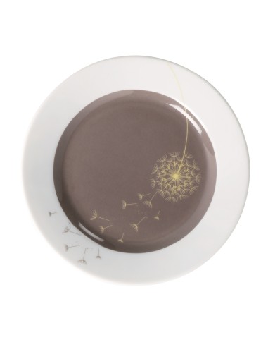 Plato llano redondo blanco porcelana Ø 16 cm Intemporel Pro.mundi