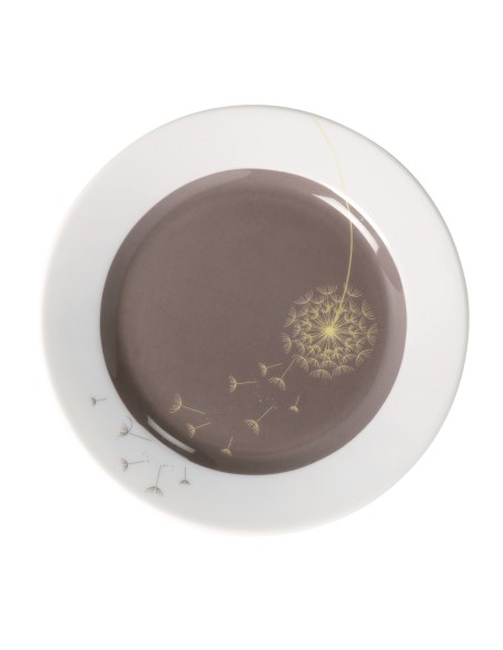 Plato llano redondo blanco porcelana Ø 16 cm Intemporel Pro.mundi