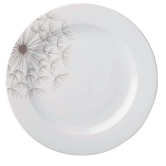 Plato llano redondo blanco porcelana Ø 19 cm Intemporel Pro.mundi