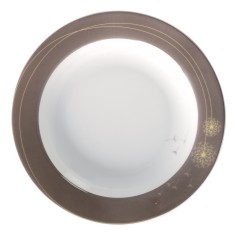 Plato hondo redondo blanco porcelana Ø 22